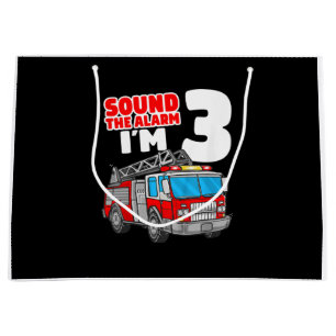 Grand Sac Cadeau Pompier 3 ans Pompier 3 ans 3e anniversaire