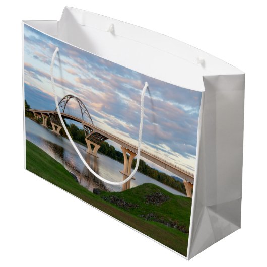 Grand Sac Cadeau Pont Champlain (Dos Angle)