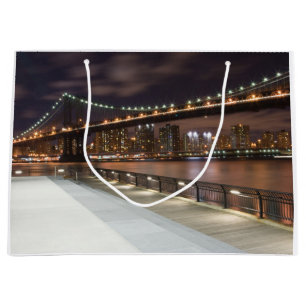 Grand Sac Cadeau Pont de Manhattan et horizon de NYC