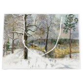 Grand Sac Cadeau pont d'hiver (Devant)