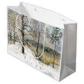 Grand Sac Cadeau pont d'hiver (Dos Angle)