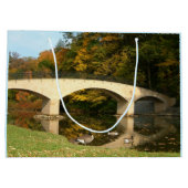 Grand Sac Cadeau Pont Rainbow à l'automne au Grove City College (Dos)