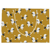Grand Sac Cadeau Poodle (Dos)
