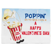 Grand Sac Cadeau Popcorn Popcorn Par Valentine (Dos)