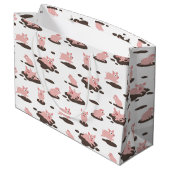 Grand Sac Cadeau Porte-cadeau gros (Dos Angle)