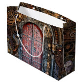 Grand Sac Cadeau Porte gothique Steampunk (Dos Angle)