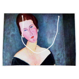 Grand Sac Cadeau Portrait de femme, Modigliani
