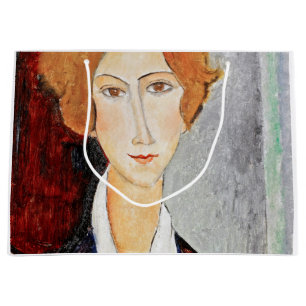 Grand Sac Cadeau Portrait de femme, Modigliani