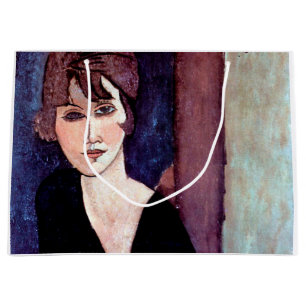 Grand Sac Cadeau Portrait de femme, Modigliani