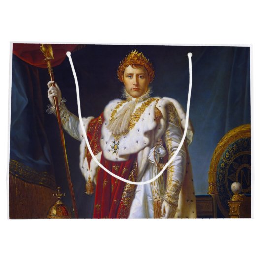 Grand Sac Cadeau Portrait de Napoléon Bonaparte, François Gérard (Dos)