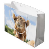 Grand Sac Cadeau Portrait d'un chameau (Dos Angle)