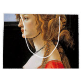 Grand Sac Cadeau Portrait d'une dame, Sandro Botticelli (Dos)