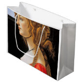 Grand Sac Cadeau Portrait d'une dame, Sandro Botticelli (Devant Angle)