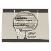 Grand Sac Cadeau Possibilités illimitées (Devant)