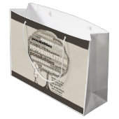 Grand Sac Cadeau Possibilités illimitées (Dos Angle)