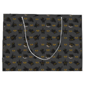 GRAND SAC CADEAU POSTURE EN CHAT NOIR (Dos)