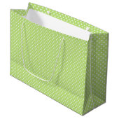 Grand Sac Cadeau Pot Polka (Devant Angle)