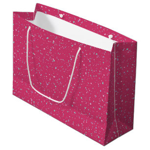 Grand Sac Cadeau Pots de peinture Pastel Raspberry Pink
