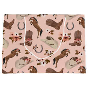 Grand sac cadeau pour le pays et la flore