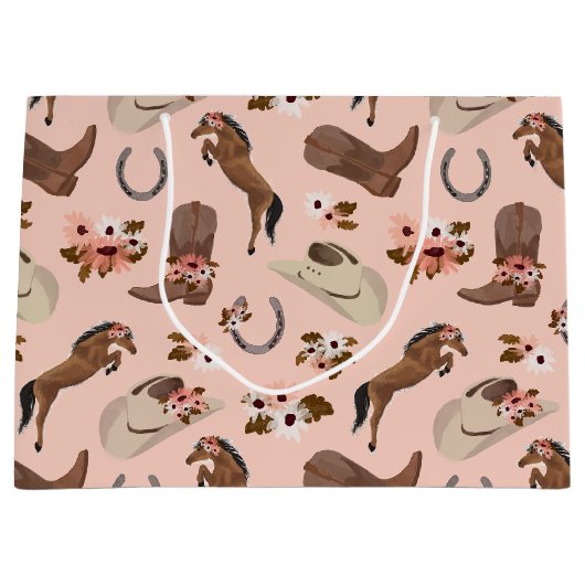 Grand sac cadeau pour le pays et la flore (Devant)