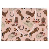 Grand sac cadeau pour le pays et la flore (Dos)