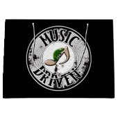 Grand sac cadeau pour musique (Devant)