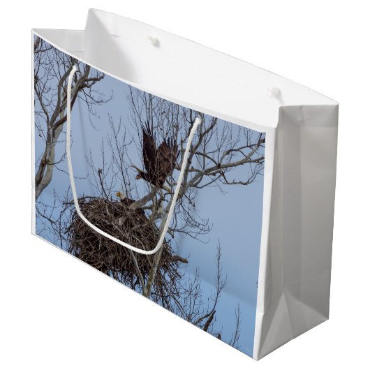 Grand Sac Cadeau Pour plus de (Devant Angle)