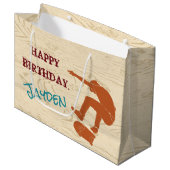 Grand Sac Cadeau Pour Skateboarders Skateboard Graphics Personnalis (Devant Angle)