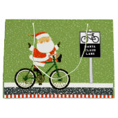 Grand sac cadeau pour vacances à vélo (Devant)