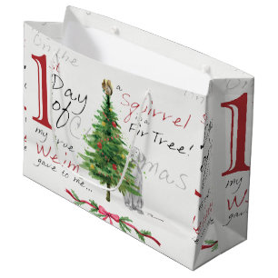 GRAND SAC CADEAU PREMIER JOUR DE NOËL WEIMS