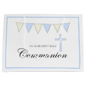 Grand Sac Cadeau Première communion (Devant)
