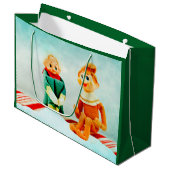 Grand Sac Cadeau Première date Elf (Devant Angle)