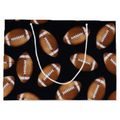 Grand Sac Cadeau Préparez pour un certain football (Dos)