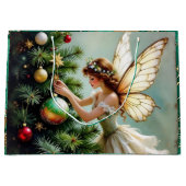 Grand Sac Cadeau Pretty Angel Fairy Christmas (Devant)