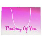 Grand Sac Cadeau Pretty Rose Penser De Vous (Dos)