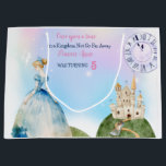 Grand Sac Cadeau Princess Birthday Kids<br><div class="desc">Il était une fois une petite princesse se tournait...  Ligne d'anniversaire qui peut être modifiée. Invitations et autres offres de fête d'anniversaire... Joyeux anniversaire!</div>