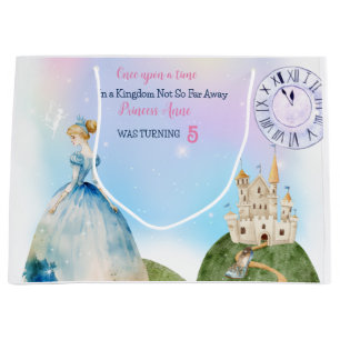 Grand Sac Cadeau Princess Birthday Kids
