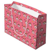 Grand Sac Cadeau Princess Pig Motif (Dos Angle)