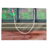 Grand Sac Cadeau Princesse afro-américaine (Dos)