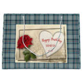 Grand Sac Cadeau Princesse Diana Memorial Tartan (Devant)