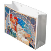 Grand Sac Cadeau Princesse Hyacinth, Mucha (Devant Angle)