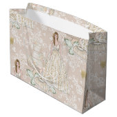 Grand Sac Cadeau Princesse Mariage (Dos Angle)
