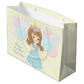 Grand Sac Cadeau Princesse Unicorn (Dos Angle)