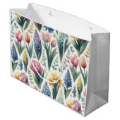 Grand Sac Cadeau Printemps À Pâques (Dos Angle)