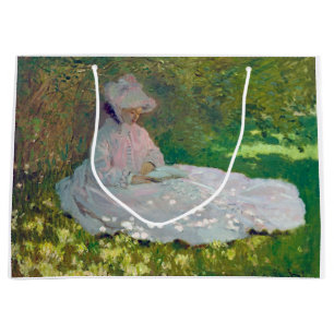 Grand Sac Cadeau Printemps, Monet
