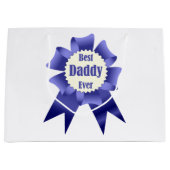 Grand Sac Cadeau Prix Best Daddy Ever pour le Père (Devant)