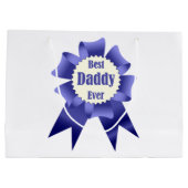 Grand Sac Cadeau Prix Best Daddy Ever pour le Père (Dos)