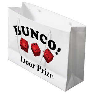 Grand Sac Cadeau Prix de porte de cadeau de matrices de Bunco