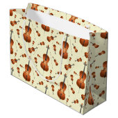 Grand Sac Cadeau Professeur de musique Cello (Dos Angle)