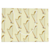 Grand Sac Cadeau Professeur de musique musicale de Harp (Dos)